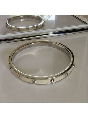 NWOT Coach Silver Bangle
